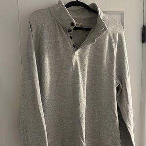 Faherty Heather Gray Polo Shirt